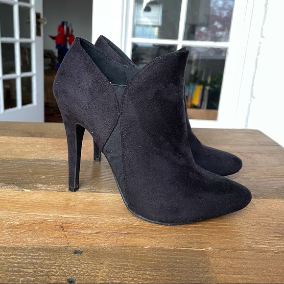 Black ankle boot heels - Picture 1 of 10
